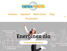 Tablet Screenshot of energiamaailma.fi
